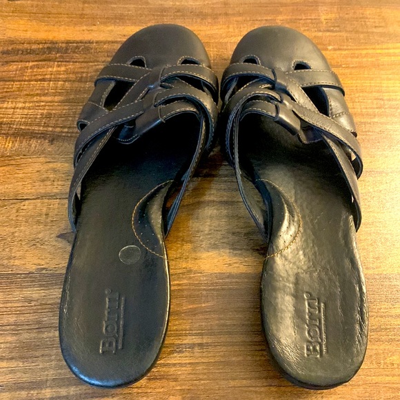 Born Black Closed Toe Sandal Size 10 - Picture 5 of 5